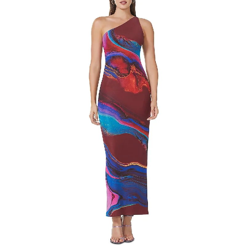 Foley Womens Open Back Long Maxi Dress