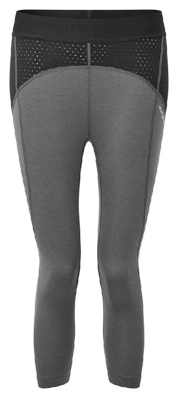 Darkhorse 185 Zoned 3/4 Leggings - Ash/Black