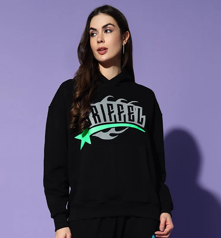 GRIFFEL Oversized Hoodie Neck Sweatshirt