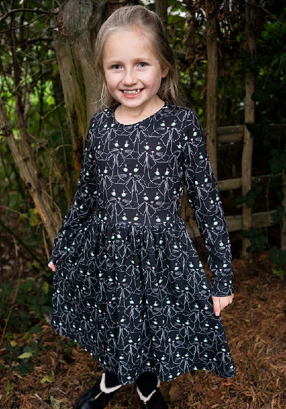 Children's Cat Face Print Dress (Lottie)