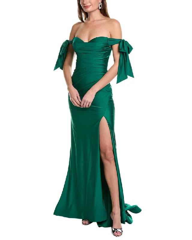 issue New York Ruched Gown