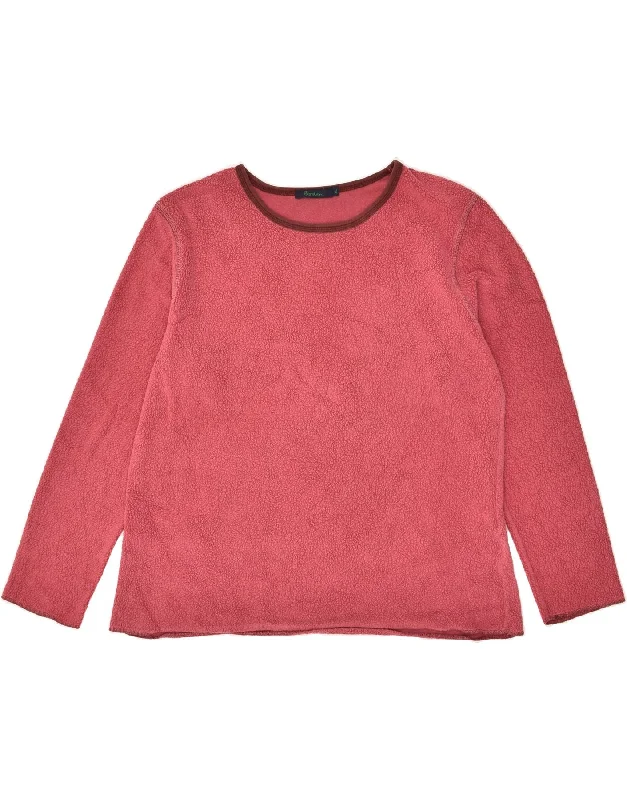 BODEN Womens Fleece Jumper UK 18 XL Pink Polyester