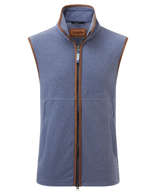 Oakham Fleece Gilet - Stone Blue