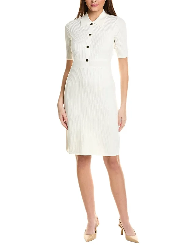 St. John Elbow Sleeve Sheath Dress