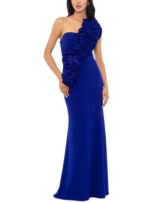 Womens Full Length Embellished Evening Dress