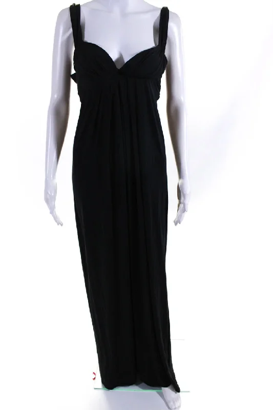 Carlos Miele Women's Sleeveless Maxi Dress Black