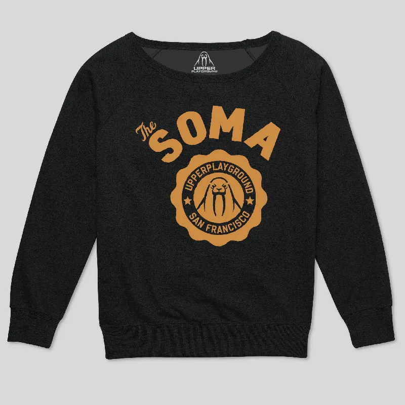 SOMA WOMEN'S SCOOP NECK SWEATSHIRT