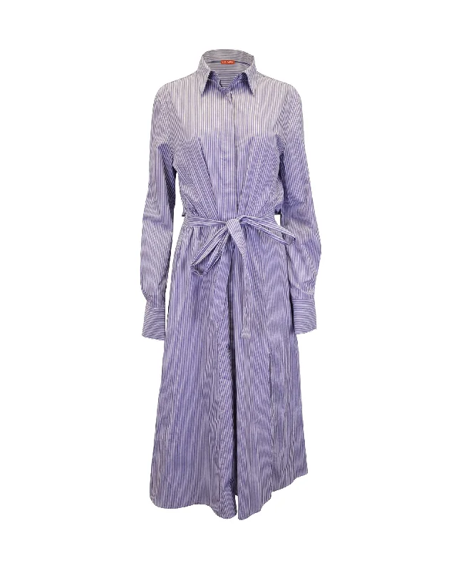 Altuzarra Lucie Dress Blue Striped 42