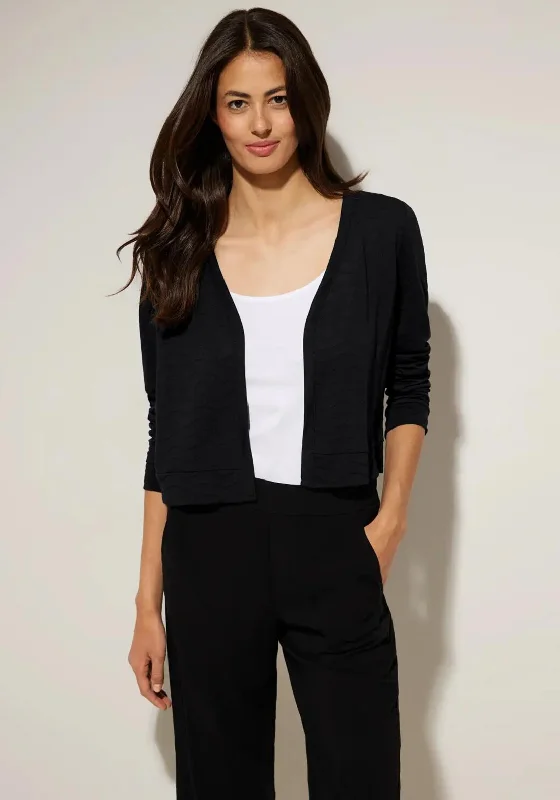 Street One Structured Short Jacket, Black