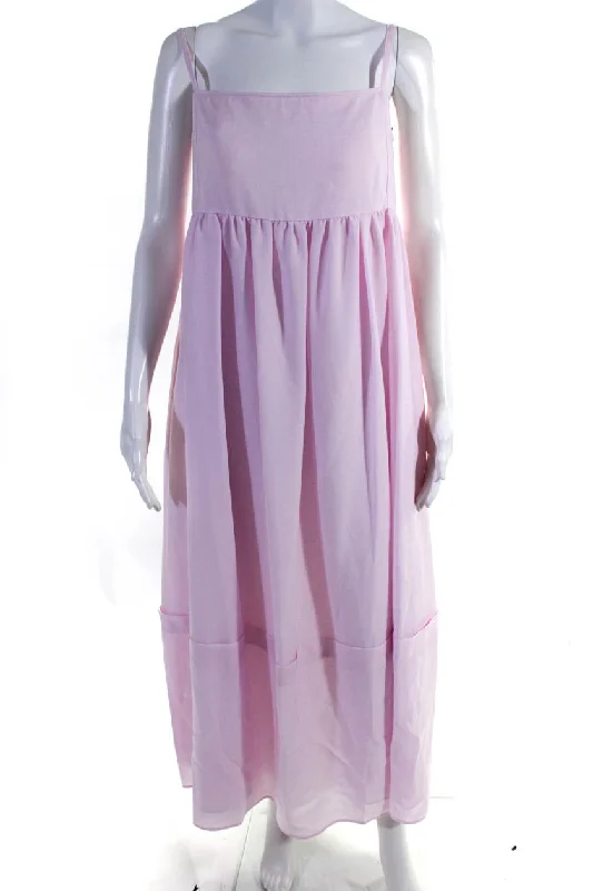 Adeam Womens Viola Dress Cherry Blossom