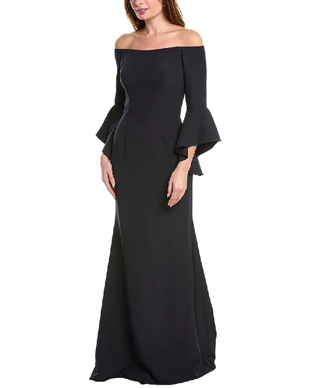 Rene Ruiz Off-The-Shoulder Gown