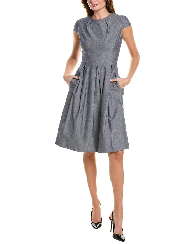 Brooks Brothers Textured A-Line Dress