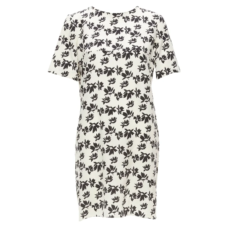 Marni Floral Print Asymmetric Panel Dress