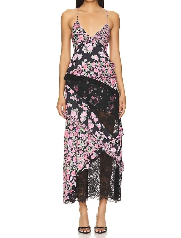 Rosalyn Maxi Dress In Black