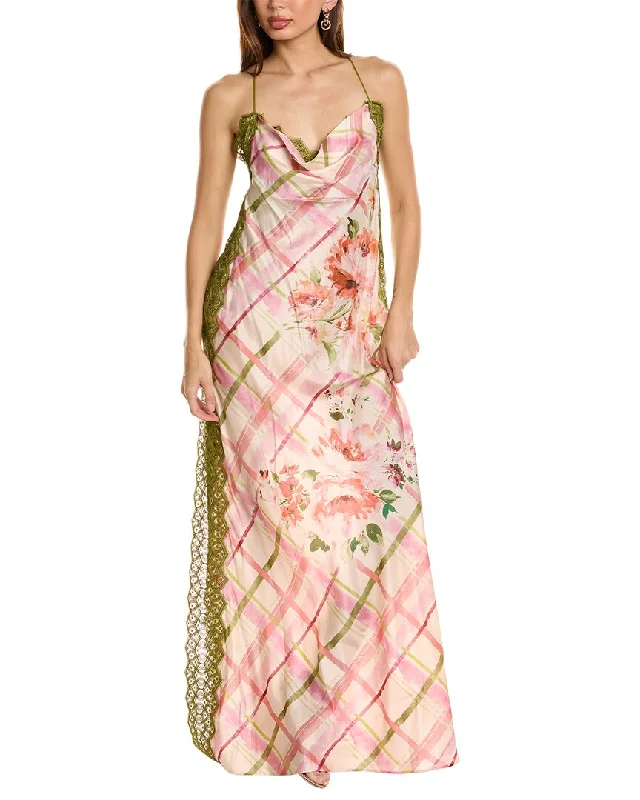 Alberta Ferretti Silk Gown