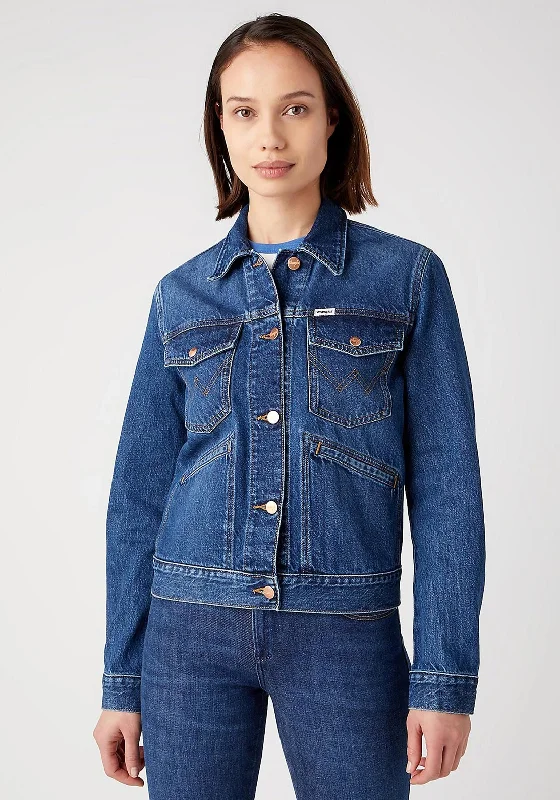 Wrangler Heritage Denim Jacket, Dark Wash