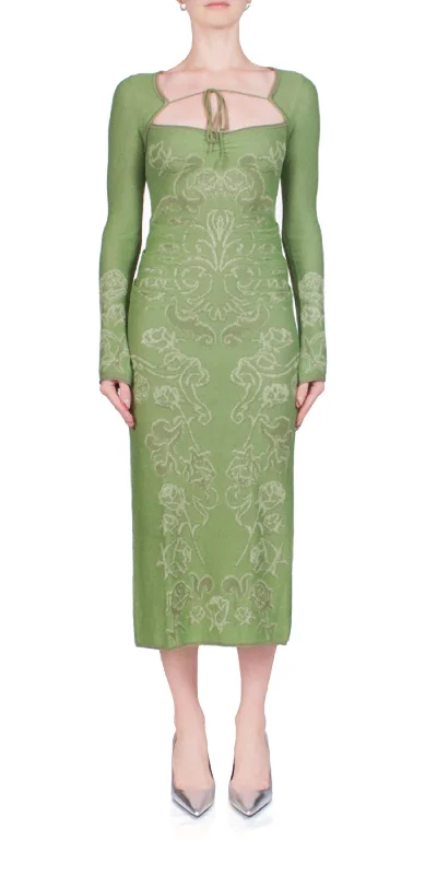 Envy Dress In Moss