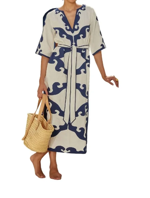 Calliope Kaftan In Gardenia