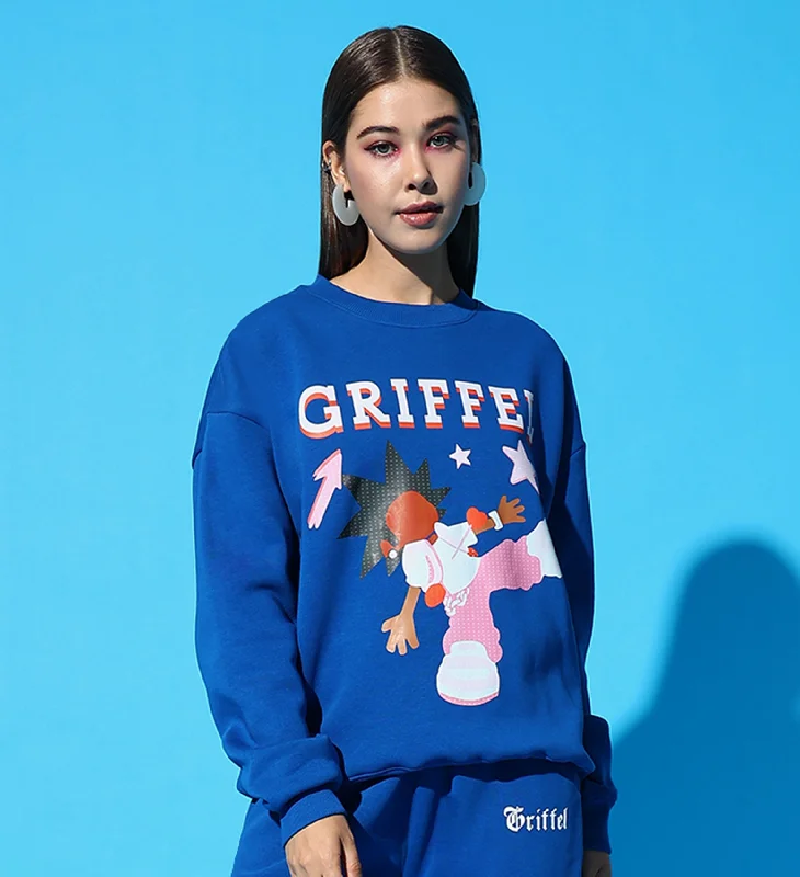 GRIFFEL Round Neck Oversized Sweatshirt