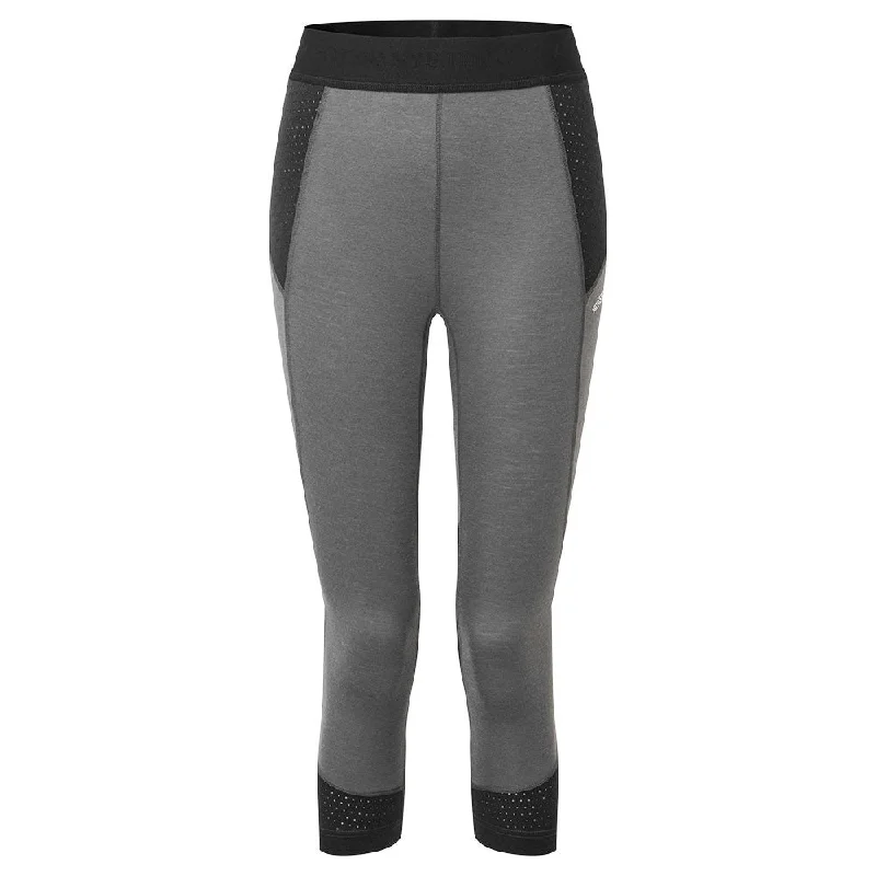 Goldhill 125 Zoned 3/4 Leggings - Ash/Black