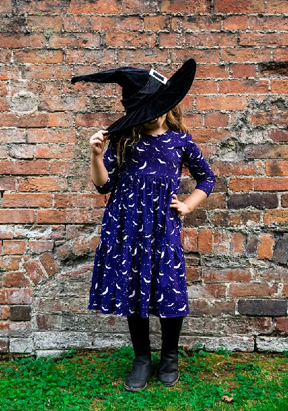 Children's Bat Print Dress (Bertel)