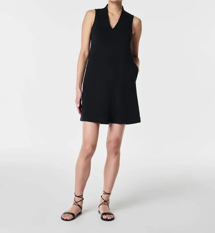 Airessential Sleeveless Dress In Black