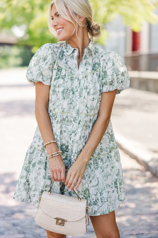 Alive And Well Ivy Green Toile Dress