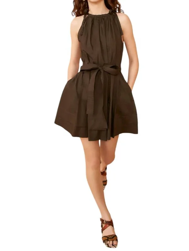 Brienne Dress In Militaire