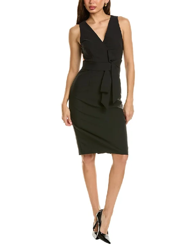 JS Collections Ella Bow Tie Cocktail Dress