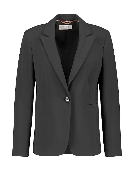 Gerry Weber Lapel Collar Blazer, Black