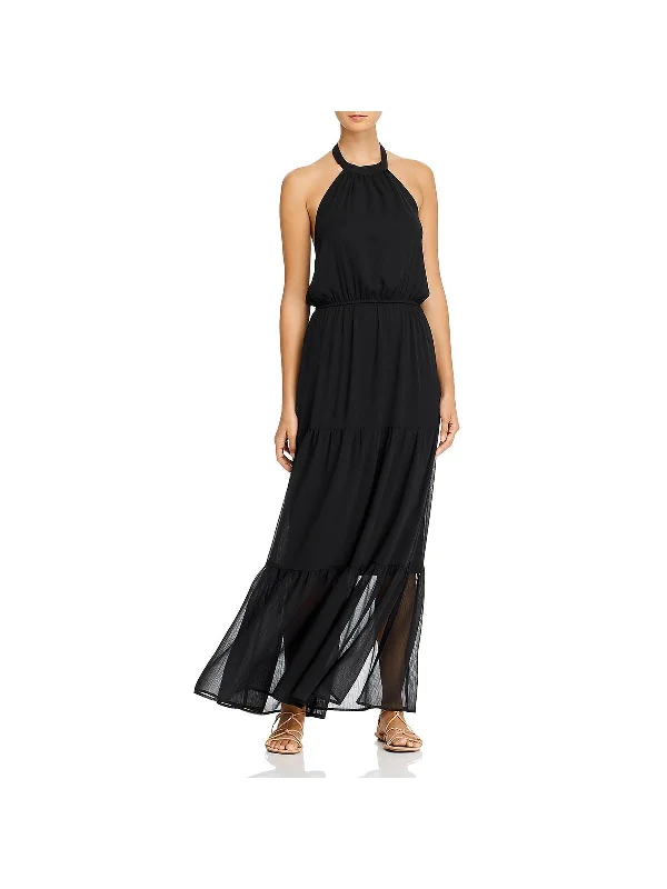 Womens T Polyester Halter Dress