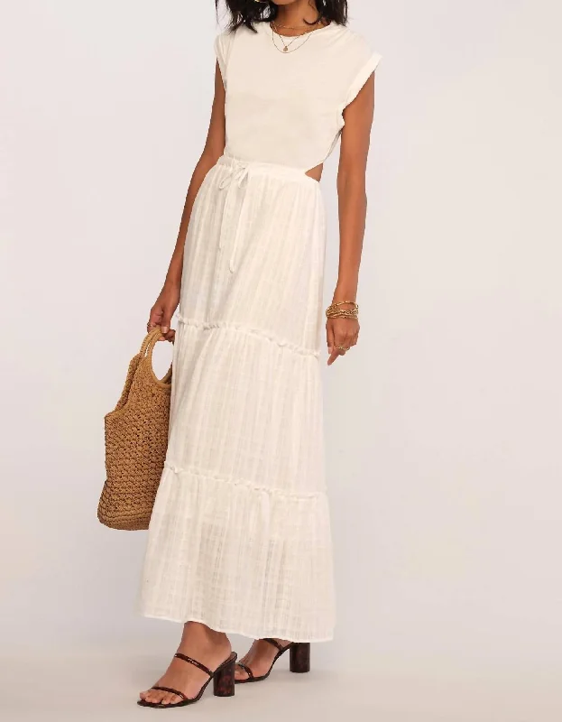 Janie Maxi Dress In Ecru