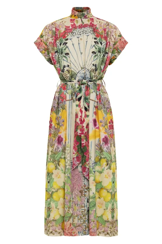 Women's Valerie Dress In Floral Greek