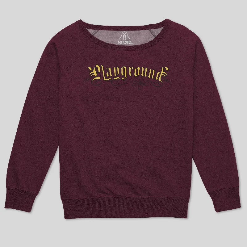 PLAYGROUND WOMEN'S SCOOP NECK SWEATSHIRT