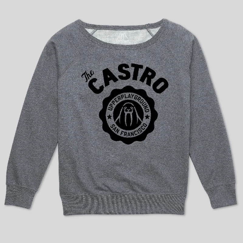 CASTRO WOMEN'S SCOOP NECK SWEATSHIRT