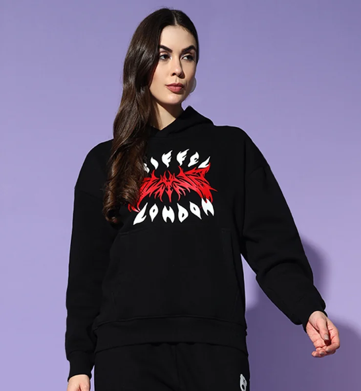 GRIFFEL Oversized Hoodie Neck Sweatshirt